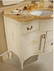 Italian Bathroom Fittings Solid Wood Calla Dec 110-S 110X60X190 h